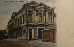 Sint Niklaas - Saint Nicolas // L' Academie (kleur) Ca 1900 - Sint-Niklaas