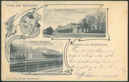 Delcampe - VIRBALIS Vintage Postcard Wirballen Lithuania - Litauen