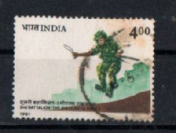 India - 1991 - The 90th Anniversary Of 2nd Battalion, Third Gurkha Rifles - Used. - Gebruikt