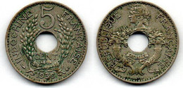 Indochine 5 Centimes 1939 TTB - Sonstige & Ohne Zuordnung