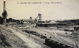 Delcampe - CPA. -  [81] Tarn > CARMAUX - Mines De Carmaux - Siège Sainte-Marie - TBE - Carmaux