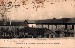 Delcampe - 38 - BOURGOIN / PENSIONNAT SAINT JOSEPH - RUE DES MOULINS - Bourgoin