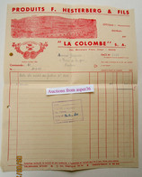 Produits F. Hesterberg & Fils, "La Colombe" SA, Boulevard Frère Orban, Gent 1949 - 1900 – 1949