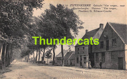 Delcampe - CPA ZUIENKERKE ZUYENKERKE GEHUCHT VIER WEGEN NAAR BLANKENBERGHE BLANKENBERGE - Zuienkerke