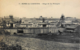 CPA. -  [81] Tarn > CARMAUX - Mines De CARMAUX - Siège De La Tronquié - TBE - Carmaux