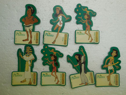 MAGNETS PUBLICITAIRES PLANTA AVEC PERSONNAGES BD PAPYRUS........C2.1.22 - Reclame