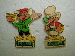 MAGNETS PUBLICITAIRES Leerdammer Fromage Avec Souris.......C2.1.22 - Publicidad