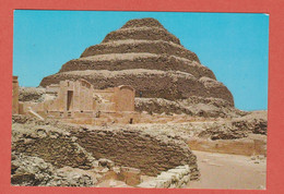 Delcampe - CP AFRIQUE EGYPTE ZOSER 1 - Pyramiden