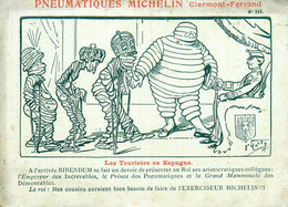 MICHELIN * Pneumatiques Michelin à Clermont Ferrand * Doc Ancien Publicitaire Illustrateur * Pneu Automobile Publicité - Publicité