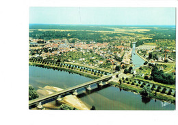 Delcampe - Cpm - 45 - Briare Le Canal - Pont-canal - Ville - Péniche - Vue Aérienne H 3806 VALOIRE - - Briare