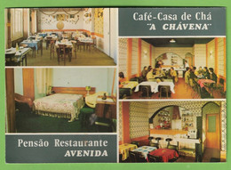 Delcampe - Loulé - Pensão Restaurante Avenida - Café Casa De Chá "A Chávena". Faro. Portugal. - Faro
