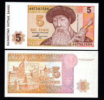 KAZAKHSTAN  P-9  5 Tenge  1993  -AФ-  UNC - NEUF !!!!!!!!! - Kazakhstan