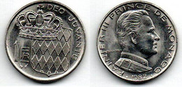 Monaco 1 Franc 1982 SUP - 1960-2001 Nieuwe Frank