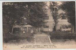 Delcampe - Milly La Forêt (91 - Essonne)  Au Rocher Coquibus - Route Nationale De Milly à Fontainebleau - Milly La Foret