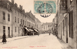 Delcampe - 71 CHAGNY RUE DE BEAUNE ANIMEE MARIAGE ENTREE AU RESTAURANT - Chagny