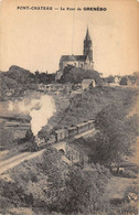 Delcampe - 22-3888 : PONCHATEAU.  CHEMIN DE FER. LE TRAIN SUR LE PONT DE GRENEBO - Pontchâteau