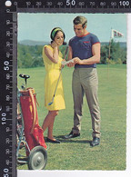 Delcampe - CPA SPORTS, GOLF, COUPLE ON THE GOLF COURSE - Golf