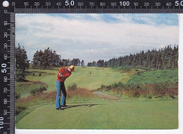 Delcampe - CPA SPORTS, GOLF, PERTHSHIRE GLENEAGLES HOTEL ADVERTISING, GOLF COURSE - Golf