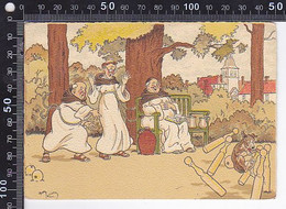 Delcampe - CPA ILLUSTRATIONS, SIGNED, HENRY ELIOTT- FRIARS BOWLING, DOG - Elliot