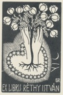 Delcampe - Ex Libris Rethy Istvan - G. Grünberger - Ex-libris