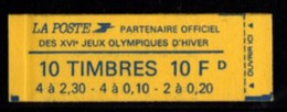 France Carnet Fermé 1502 Jeux Olympiques D'hiver Olympic Games - Modernos : 1959-…