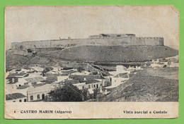 Delcampe - Castro Marim - Vista Parcial E Castelo. Faro. Portugal (danificado) - Faro