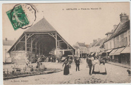 Delcampe - Arpajon (91 - Essonne)  Place Du Marché - Arpajon