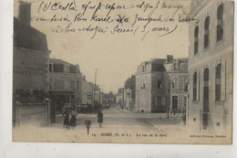 Delcampe - Segré (49) : La Rue De La Gare Prise Au Niveau Du Café Pasquier En 1915 (animé) PF. - Segre