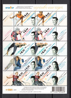 Delcampe - Nederland,Netherlands 2009,10V In Block,athletiek,wielrennen,zwemmen,zeilen,tennis,MNH /Postfris(L3951) - Cyclisme