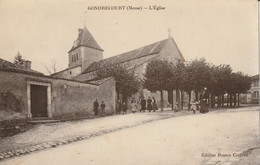 Delcampe - CPA (55 Meuse) Gondrecourt L'église Rare Animée - Gondrecourt Le Chateau