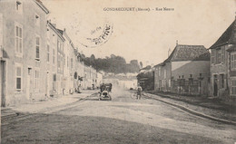 Delcampe - CPA (55 Meuse) Gondrecourt Rue Neuve Animée - Gondrecourt Le Chateau