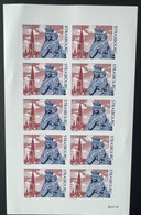 France 2019 - Feuillet NON DENTELE IMPERF 0 € " STRASBOURG " Cathédrale Münster Cathedral Religion Matej Gabris - Unused Stamps