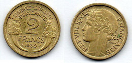 2 Francs 1939 SPL - Otros & Sin Clasificación