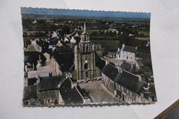 Delcampe - D 22 - Pleubian - L'église - En Avion Au-dessus De... ( Carte Massicotée) - Pleubian
