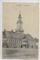 Delcampe - Hesdin (62) : Le Café De L'Hôtel De Ville Et La Mairie En 1906 PF. - Hesdin