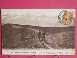 Delcampe - Visuel Très Peu Courant - 31 - Luchon Superbagnères - La Chaîne Des Pyrénées Vue De L'Hôtel - R/verso - Superbagneres