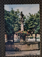 Delcampe - Carte MUNSTER Fontaine Grès Rose De 1576 - Munster