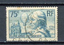 FRANCE - PILATRE DE ROZIER - N° Yvert 313 Obli. Ronde - Oblitérés