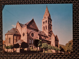 Delcampe - Carte MUNSTER Temple Protestant - Munster