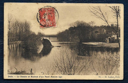 Delcampe - F7 - Dole - Le Doubs Et Ruines D'un Pont Moyen Age - Dole
