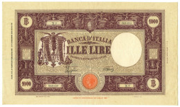 1000 LIRE BARBETTI GRANDE M TESTINA FASCIO II TIPO 06/02/1943 BB/SPL - Regno D'Italia - Altri