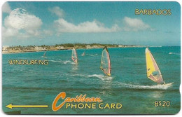 Barbados - C&W (GPT) - Windsurfing, 12CBDB, 1994, 20.000ex, Used - Barbades