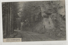 Delcampe - Waldbillig (Luxembourg, Echternach) : Le Reposoir Sur La Route De Consdorf à Müllertal En 1921 PF. - Echternach