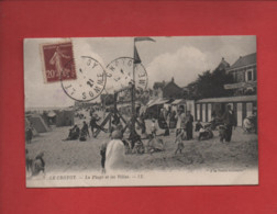 Delcampe - CPA - Le Crotoy  - La Plage Et Les Villas - Le Crotoy