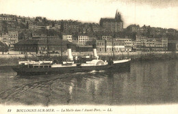 Delcampe - CARTE D'AUTREFOIS  TRANSPORTS ET COMMUNICATIONS  - PICARDIE  BOULOGNE LA MALLE - Picardie