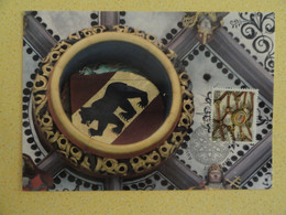 CARTE MAXIMUM CARD DETAIL ARMOIRIES VOUTES DU CHOEUR CATHEDRALE DE BERNE SUISSE - Maximum Cards