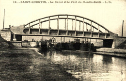 Delcampe - CARTE D'AUTREFOIS  TRANSPORTS ET COMMUNICATIONS  - PICARDIE  SAINT-QUENTIN EN COMMUNICATIONS - Picardie