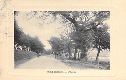 31 - SAINT FERREOL : L'entrée - CPA Avec Cadre En Relief - Haute Garonne - Saint Ferreol