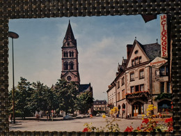 Delcampe - Carte MUNSTER Place Du Marché Le Temple - Munster