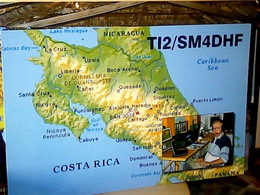 RADIO INTERNATIONALE SAN JOSE COSTA RICA CARTINA  QSL CARD 2001 IV1311 - Costa Rica